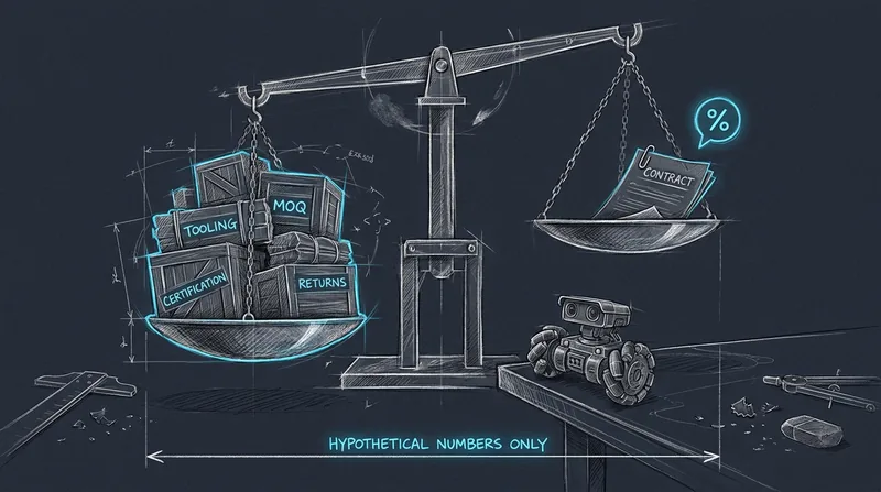 License or Manufacture? The Cost Math of a Robotics Toy